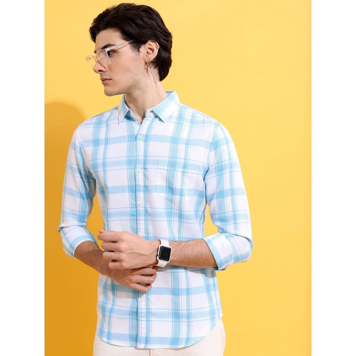Highlander X Styli Checked Print Slim Fit Shirt-men-clothing-shirts-image-6
