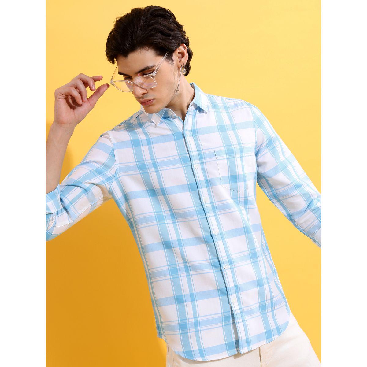 Highlander X Styli Checked Print Slim Fit Shirt-men-clothing-shirts-image-7