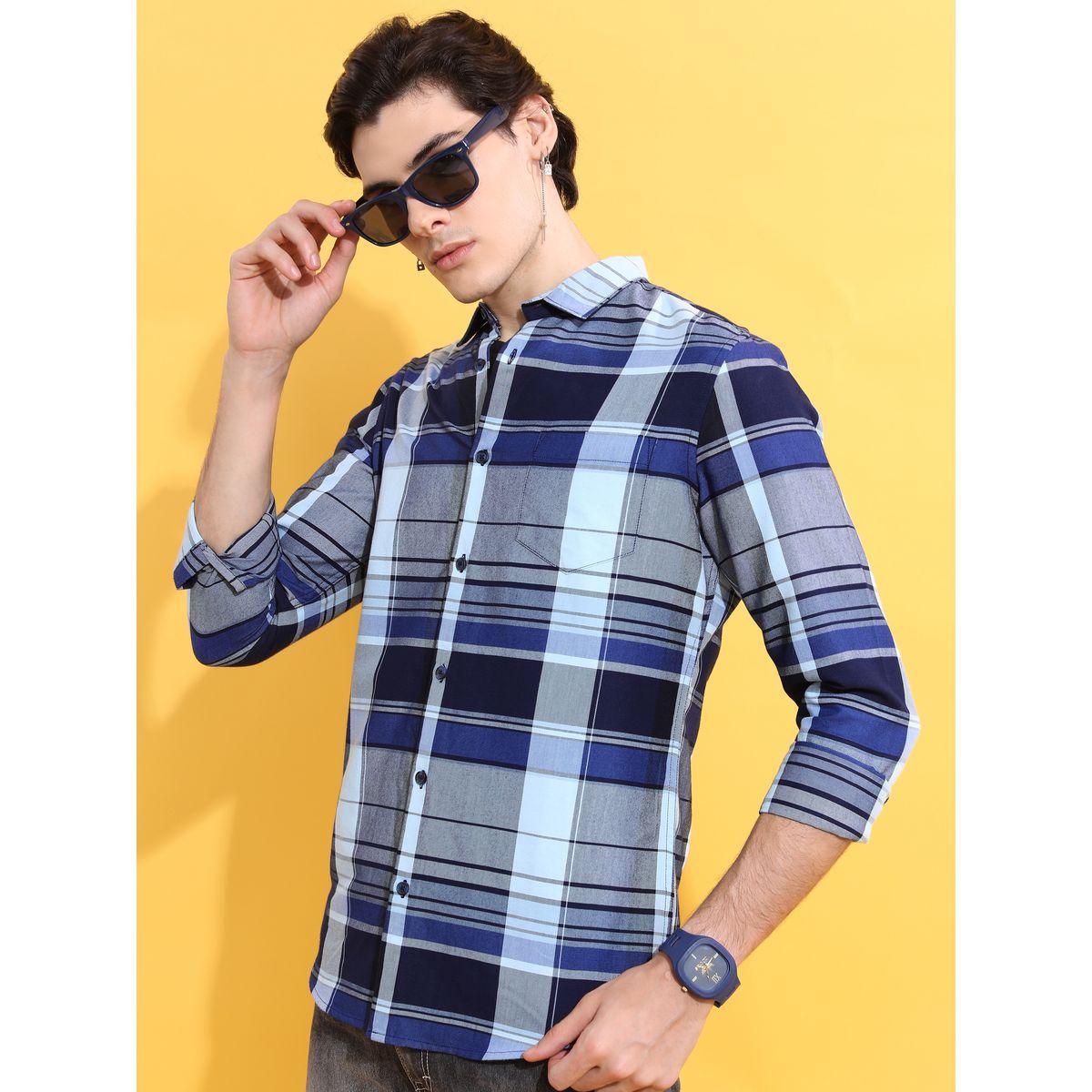 قميص بقصة سليم فت هايلاندر × ستايلي-men-clothing-shirts-image-4