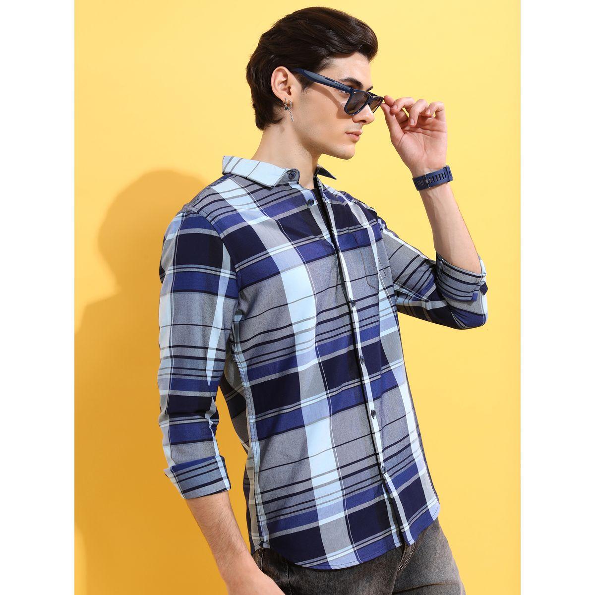 قميص بقصة سليم فت هايلاندر × ستايلي-men-clothing-shirts-image-6