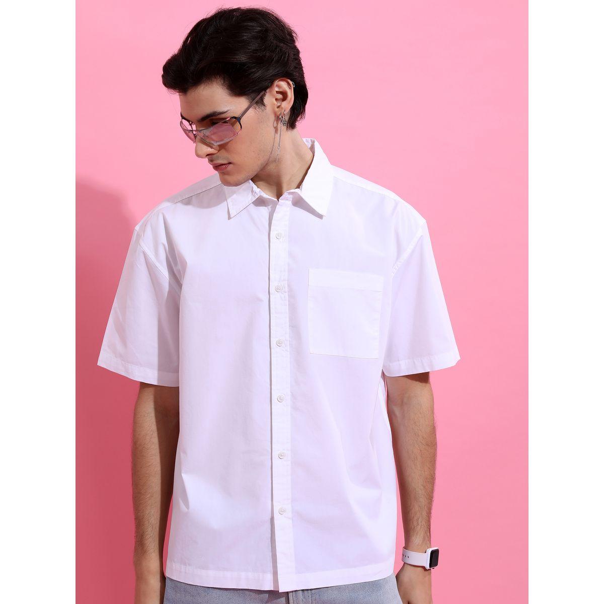 Highlander X Styli Oversized Solid Drop Shoulder Shirt-men-clothing-shirts-image-1