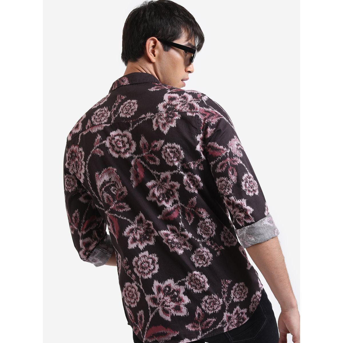 Ketch X Styli Floral Print Slim Fit Shirt-men-clothing-shirts-image-3