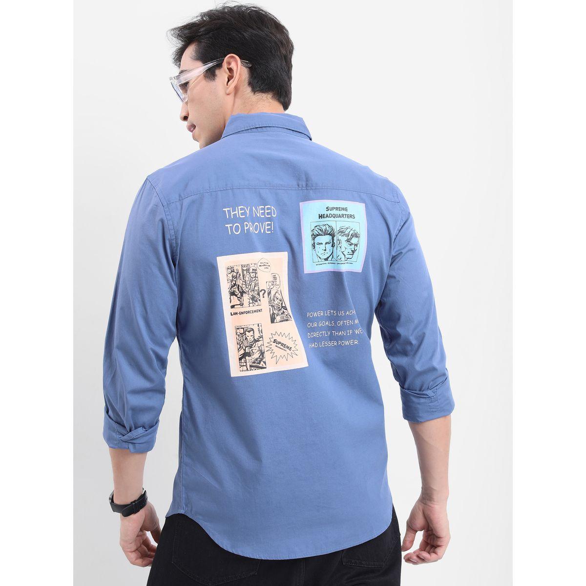 قميص بقصة سليم فت كيتش × ستايلي-men-clothing-shirts-image-1
