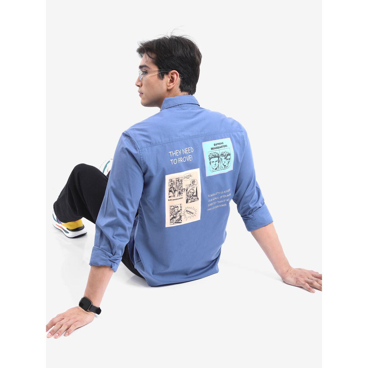 قميص بقصة سليم فت كيتش × ستايلي-men-clothing-shirts-image-2