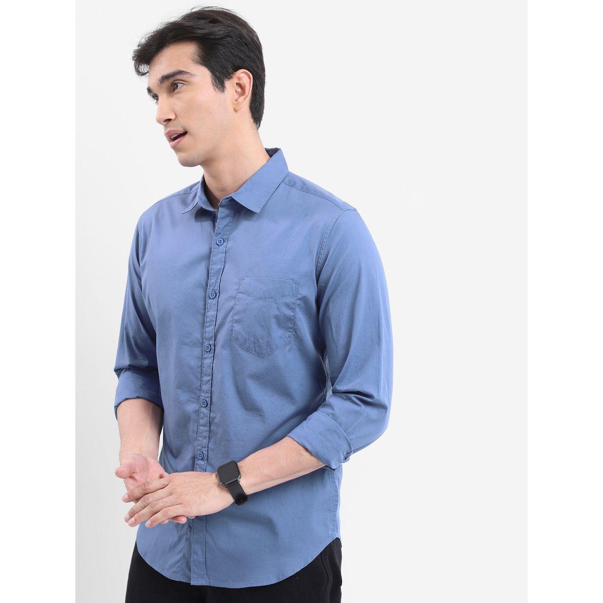 قميص بقصة سليم فت كيتش × ستايلي-men-clothing-shirts-image-3