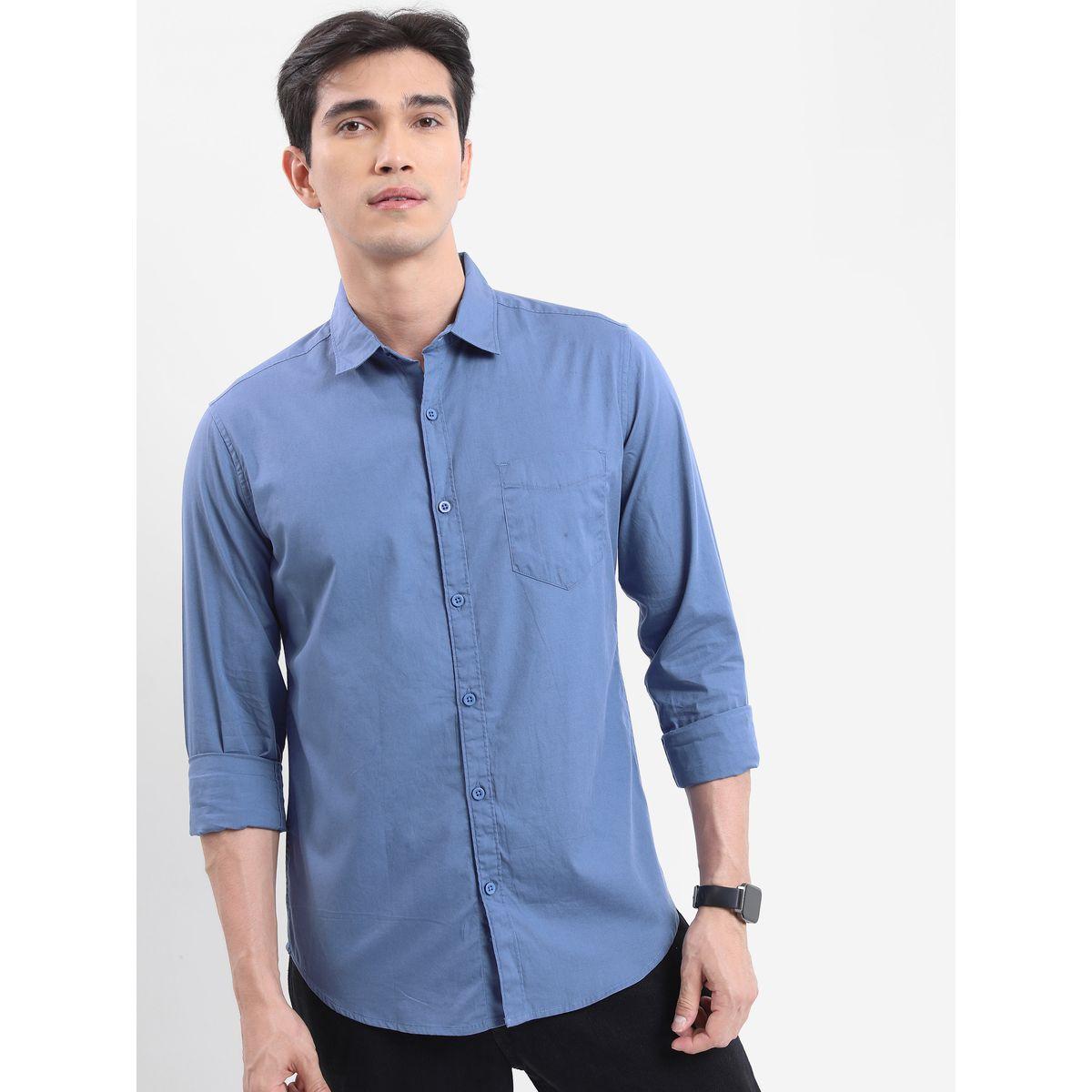 قميص بقصة سليم فت كيتش × ستايلي-men-clothing-shirts-image-4