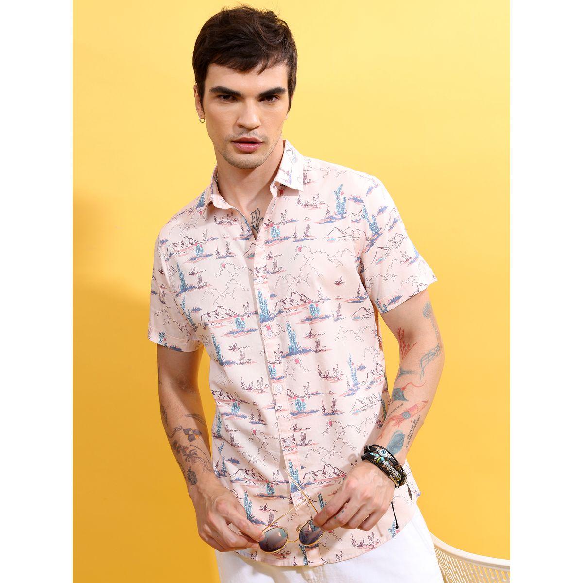 Ketch X Styli All Over Graphic Print Slim Fit Shirt-men-clothing-shirts-image-4