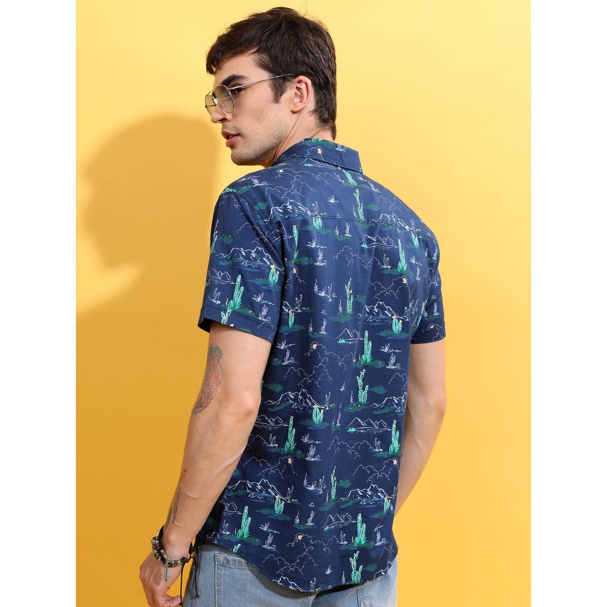 All Over Graphic Print Slim Fit Shirt-men-clothing-shirts-image-3