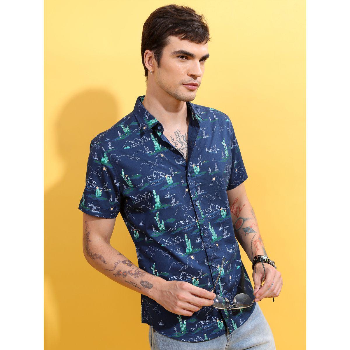 All Over Graphic Print Slim Fit Shirt-men-clothing-shirts-image-6