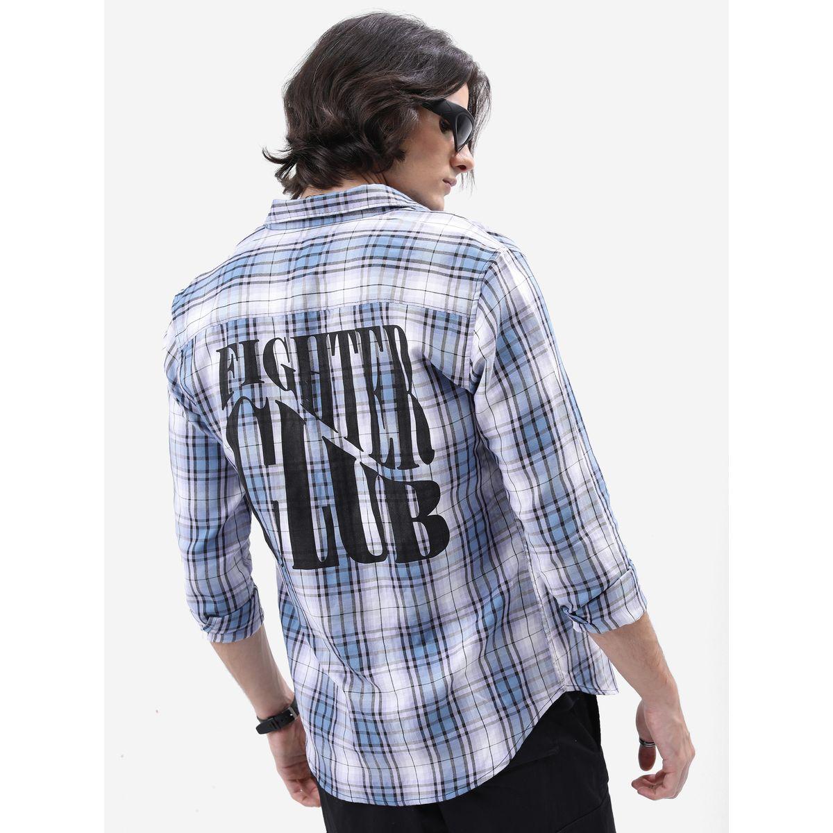 قميص كاروهات بقصة سليم فت كيتش × ستايلي-men-clothing-shirts-image-1