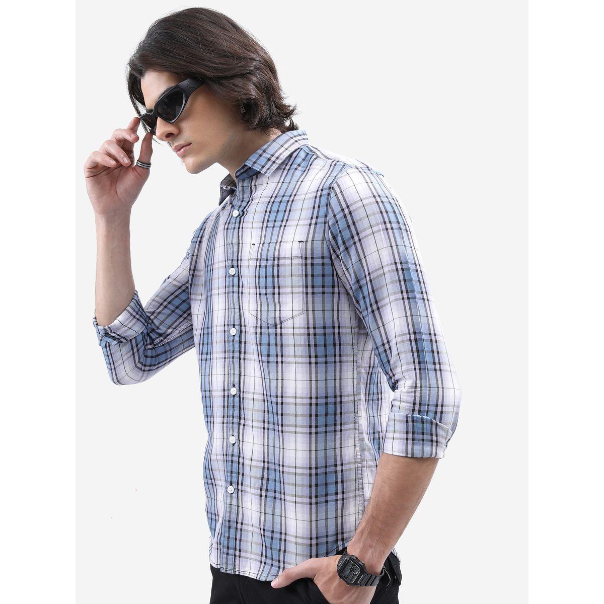 Ketch X Styli Checked Slim Fit Shirt-men-clothing-shirts-image-3