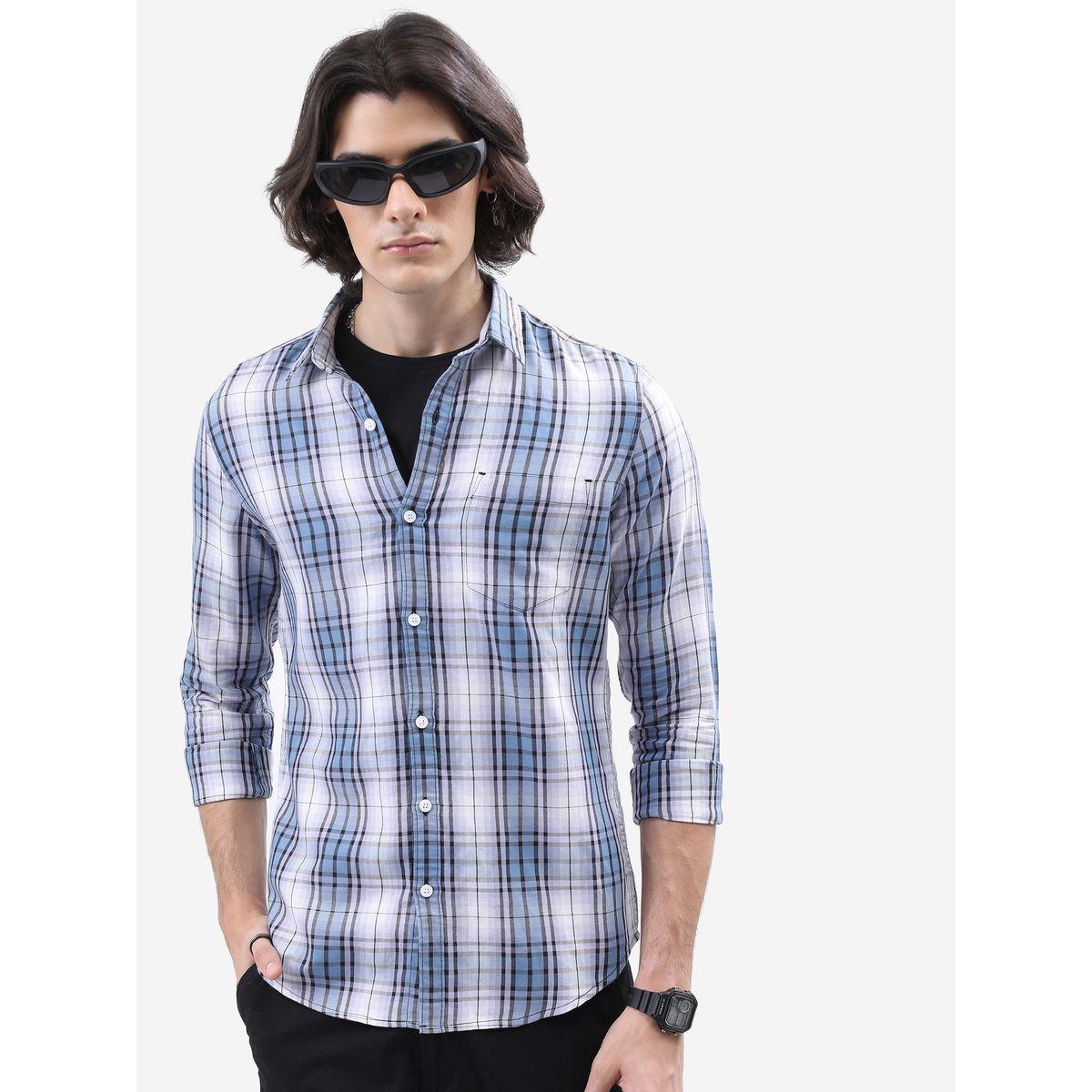 قميص كاروهات بقصة سليم فت كيتش × ستايلي-men-clothing-shirts-image-6