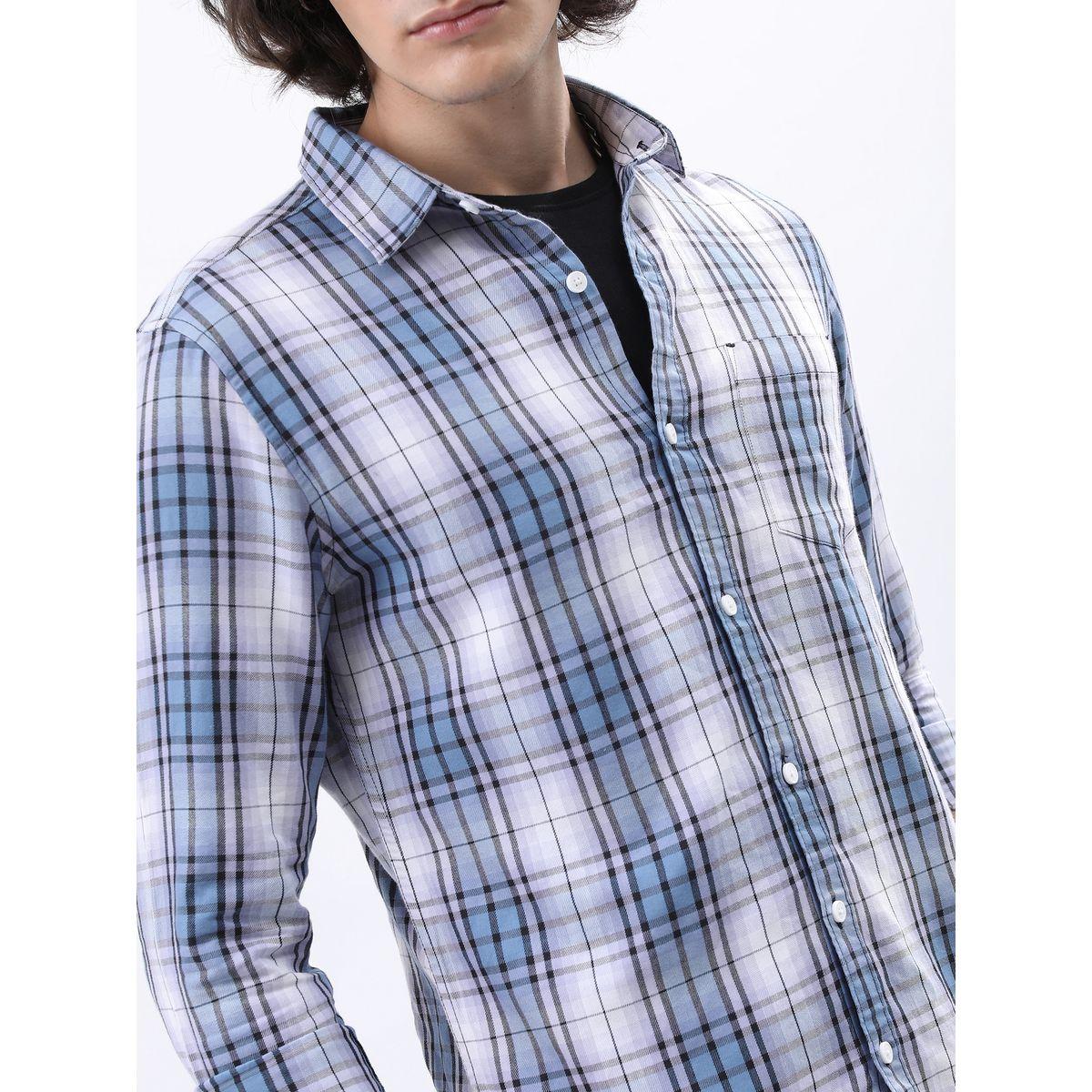 قميص كاروهات بقصة سليم فت كيتش × ستايلي-men-clothing-shirts-image-7