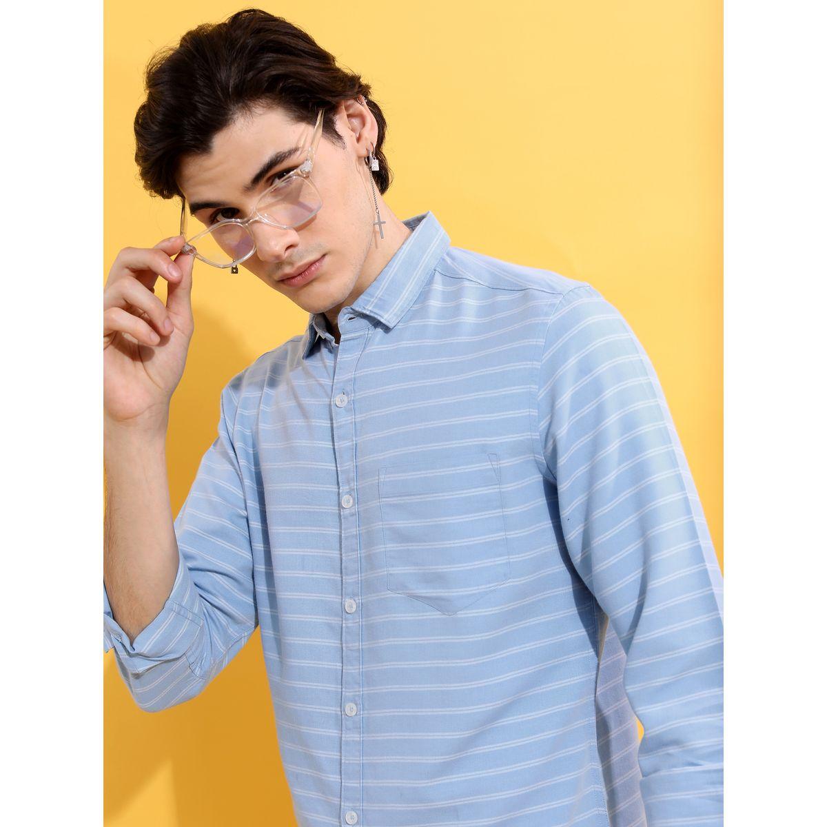 Ketch X Styli Stripe Casual Shirt with Pocket-men-clothing-shirts-image-1