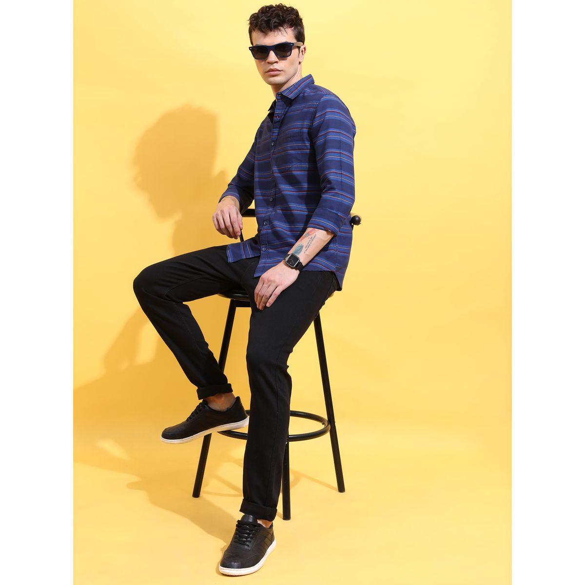 Ketch X Styli Stripe Casual Shirt with Pocket-men-clothing-shirts-image-2
