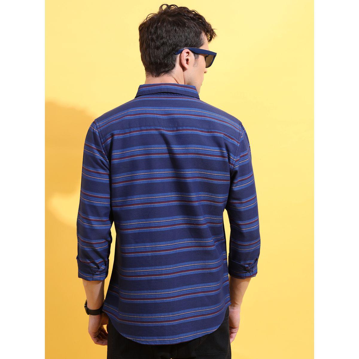 Ketch X Styli Stripe Casual Shirt with Pocket-men-clothing-shirts-image-3