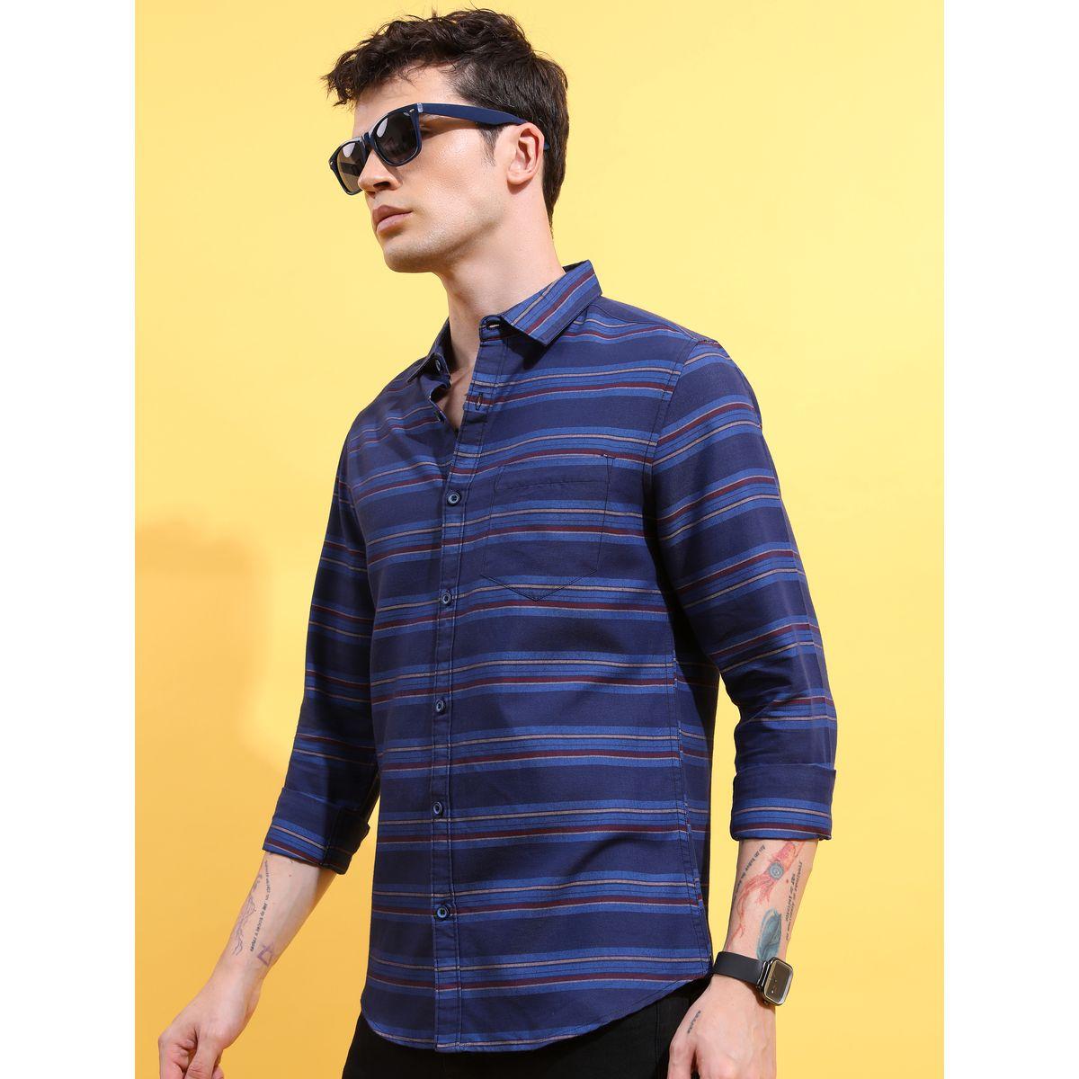 Ketch X Styli Stripe Casual Shirt with Pocket-men-clothing-shirts-image-4