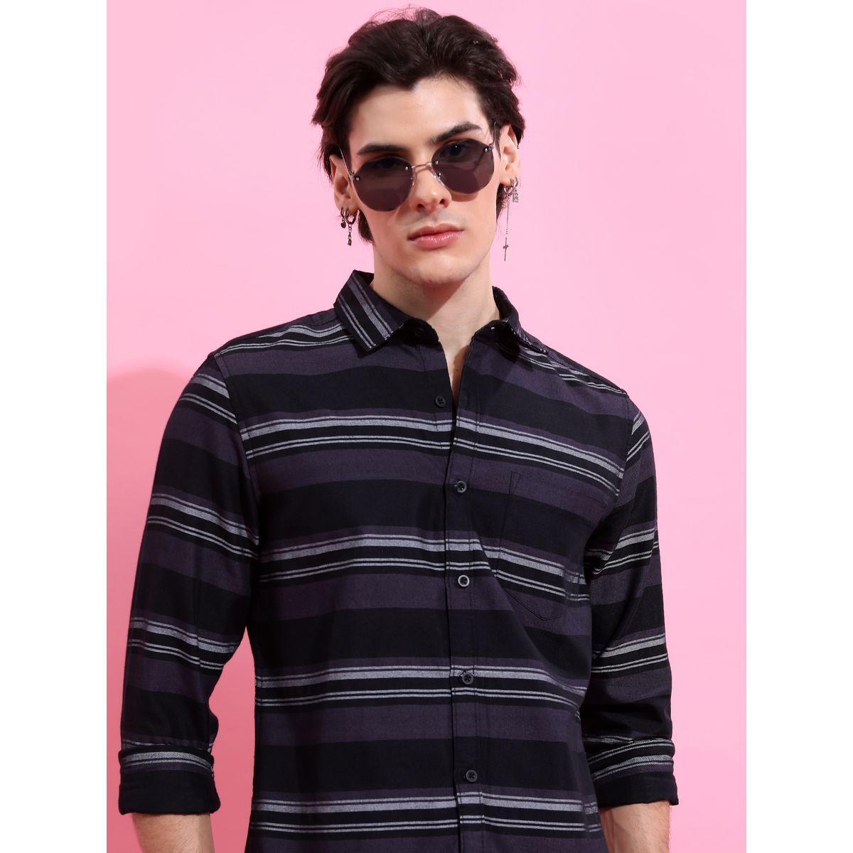 Ketch X Styli Stripe Casual Shirt with Pocket-men-clothing-shirts-image-1
