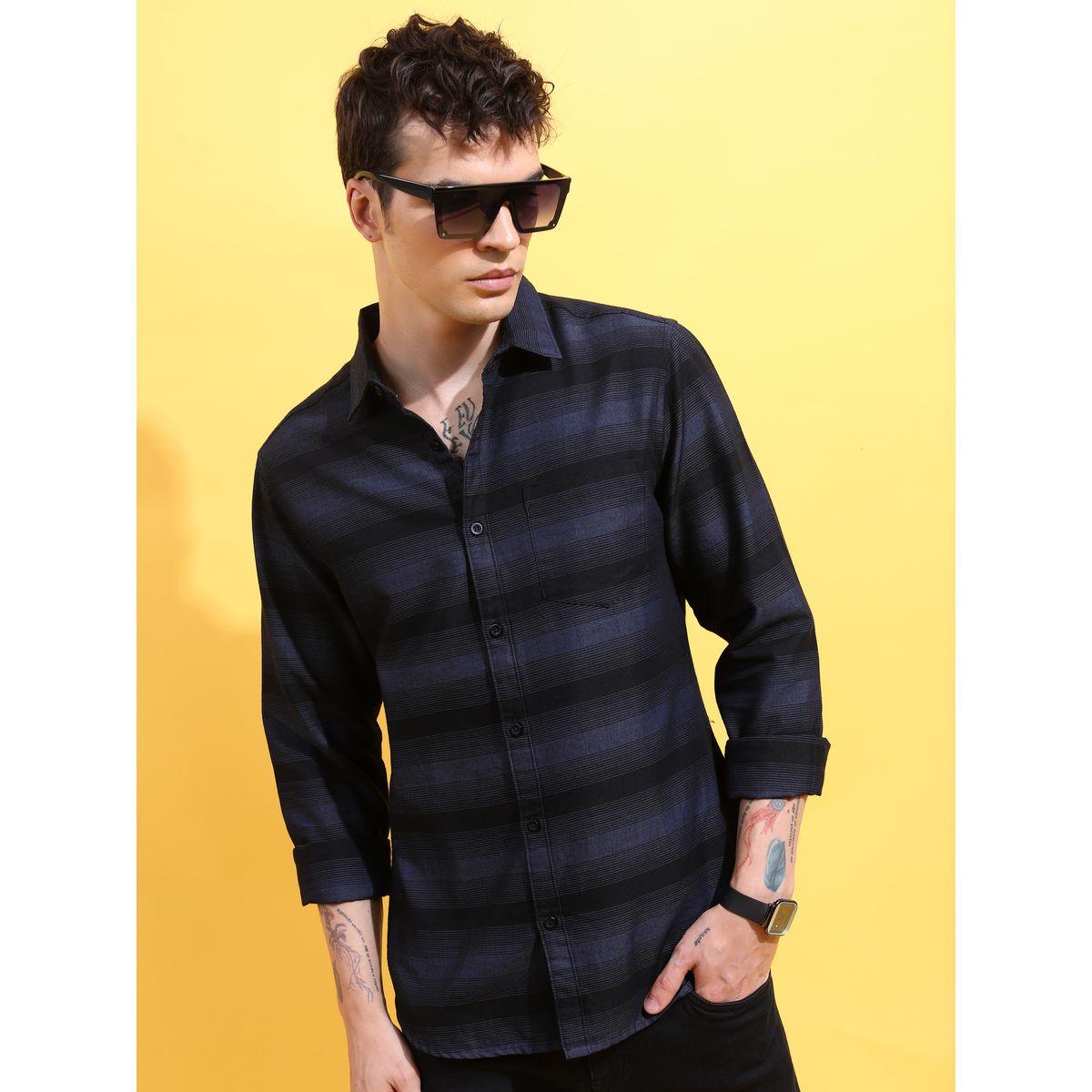 Ketch X Styli Stripe Casual Shirt with Pocket-men-clothing-shirts-image-1