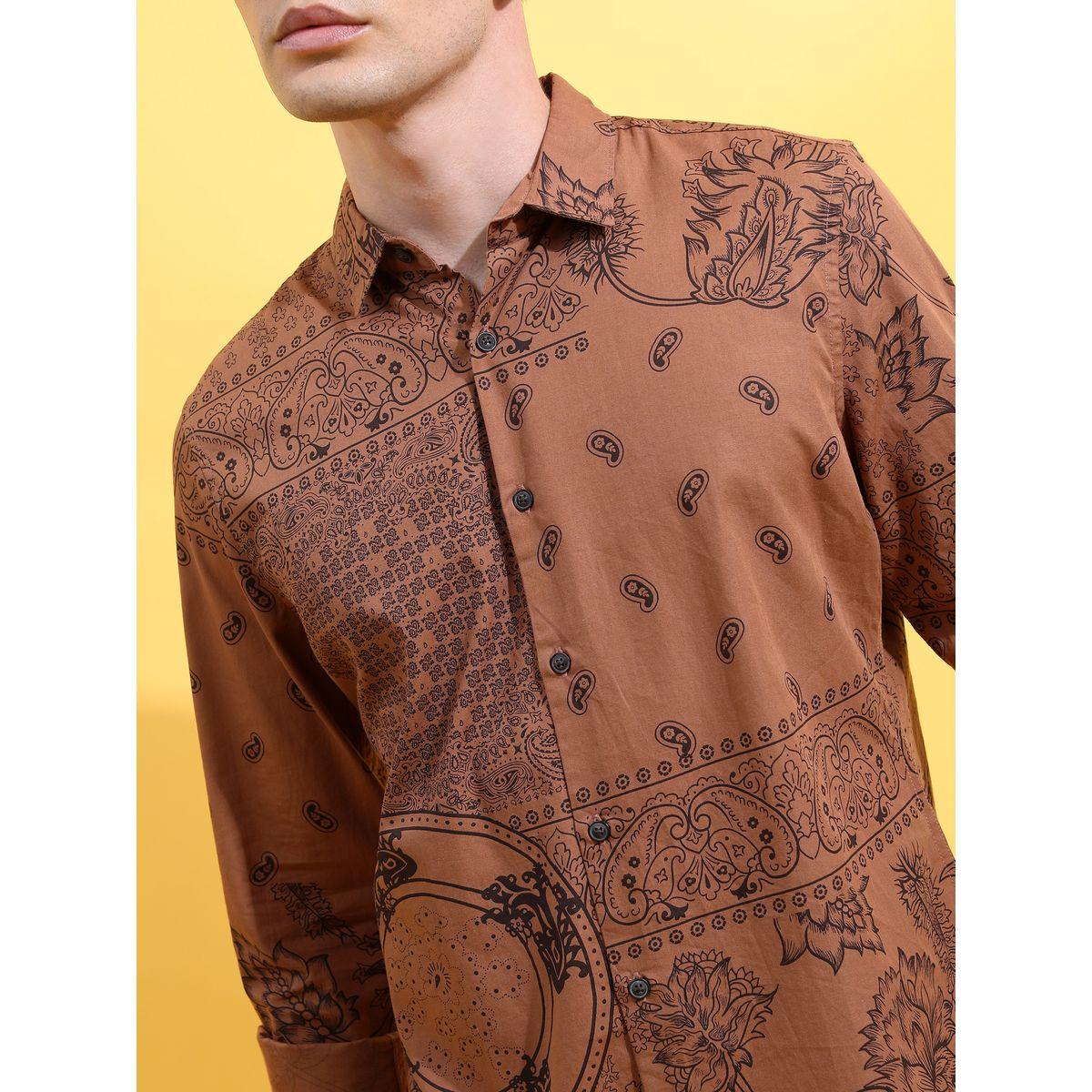 Ketch X Styli Paisley Print Slim Fit Shirt-men-clothing-shirts-image-5