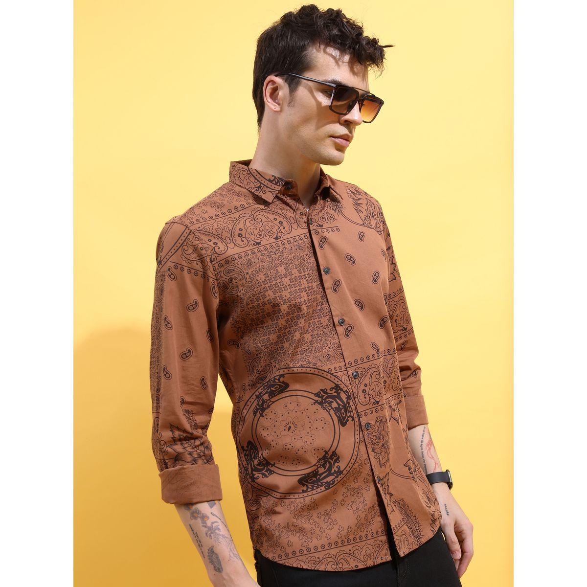 Ketch X Styli Paisley Print Slim Fit Shirt-men-clothing-shirts-image-6