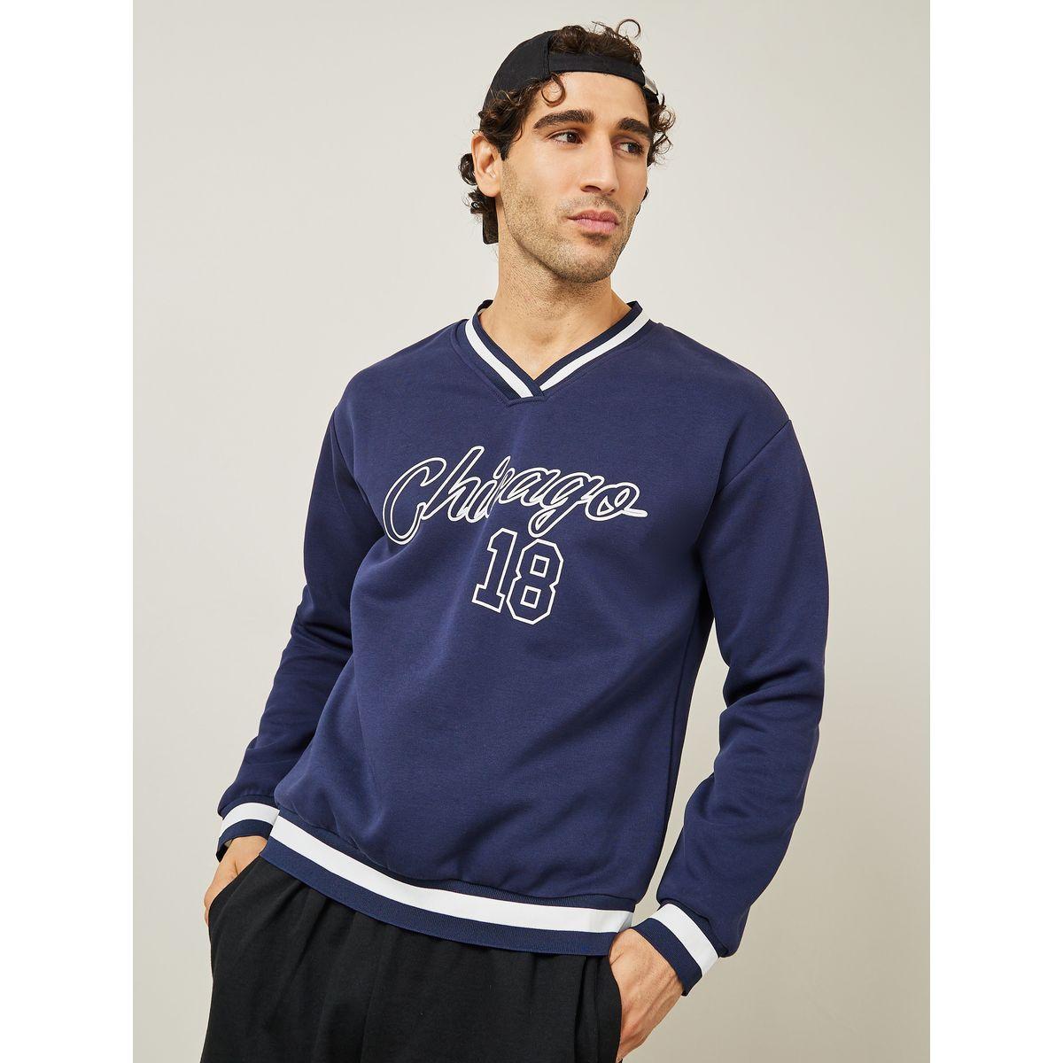 سويت شيرت مضلع بطبعة جرافيك-men-winterwear-hoodiesandsweatshirts-image-1