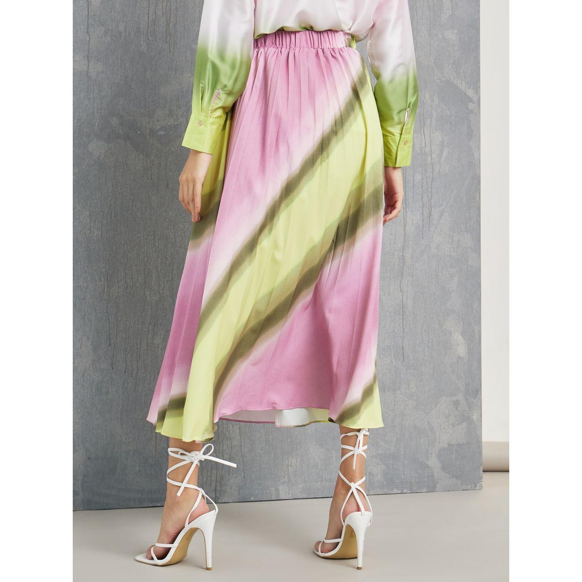 Styli Colorblock High Rise Pleated Midi Skirt-women-clothing-bottoms-skirts-image-4