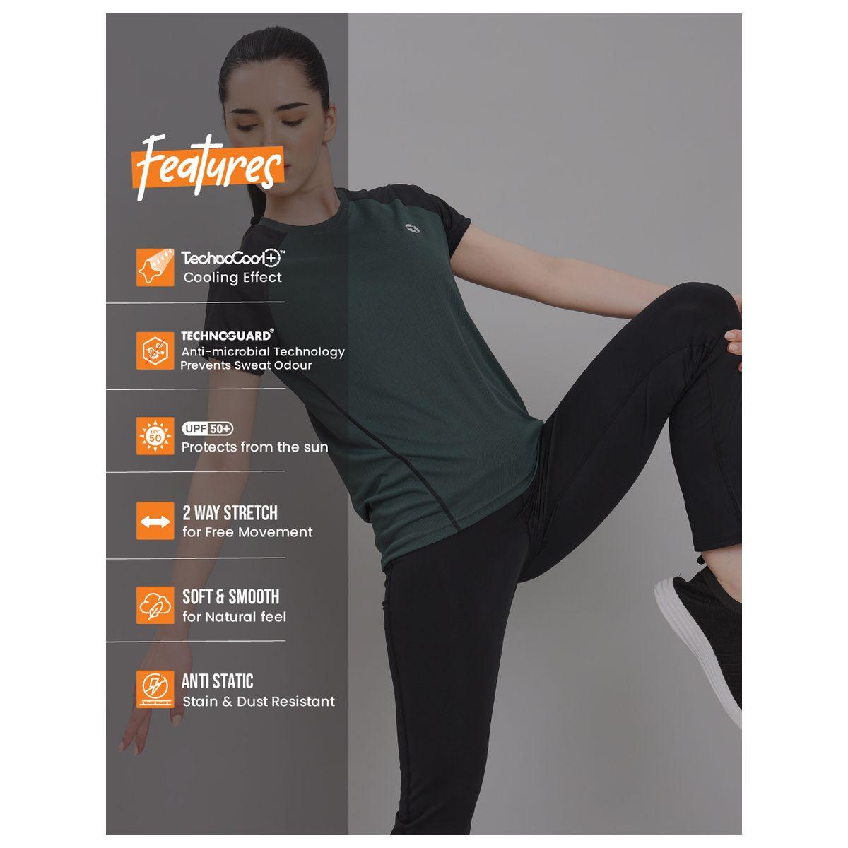 Technosport X Styli 2-Way Stretch Contrast Raglan Sleeve Active Top-women-clothing-sportswearandactivewear-tshirtsandvests-image-4