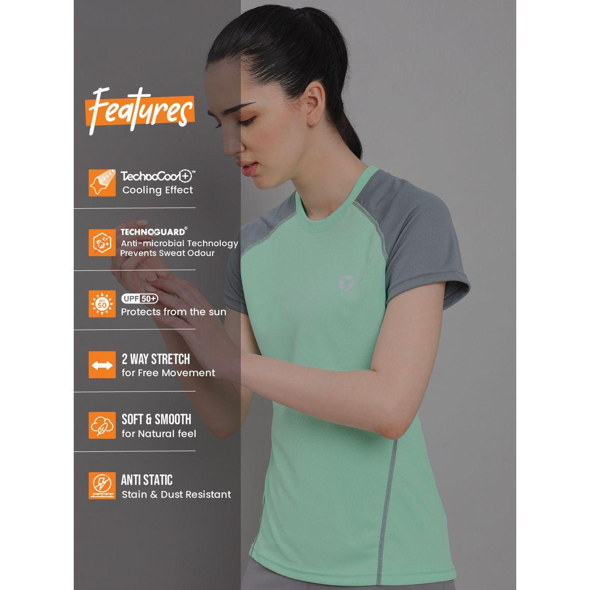 بلوزة رياضية بأكمام ريجلان تكنوسبورت × ستايلي-women-clothing-sportswearandactivewear-tshirtsandvests-image-6