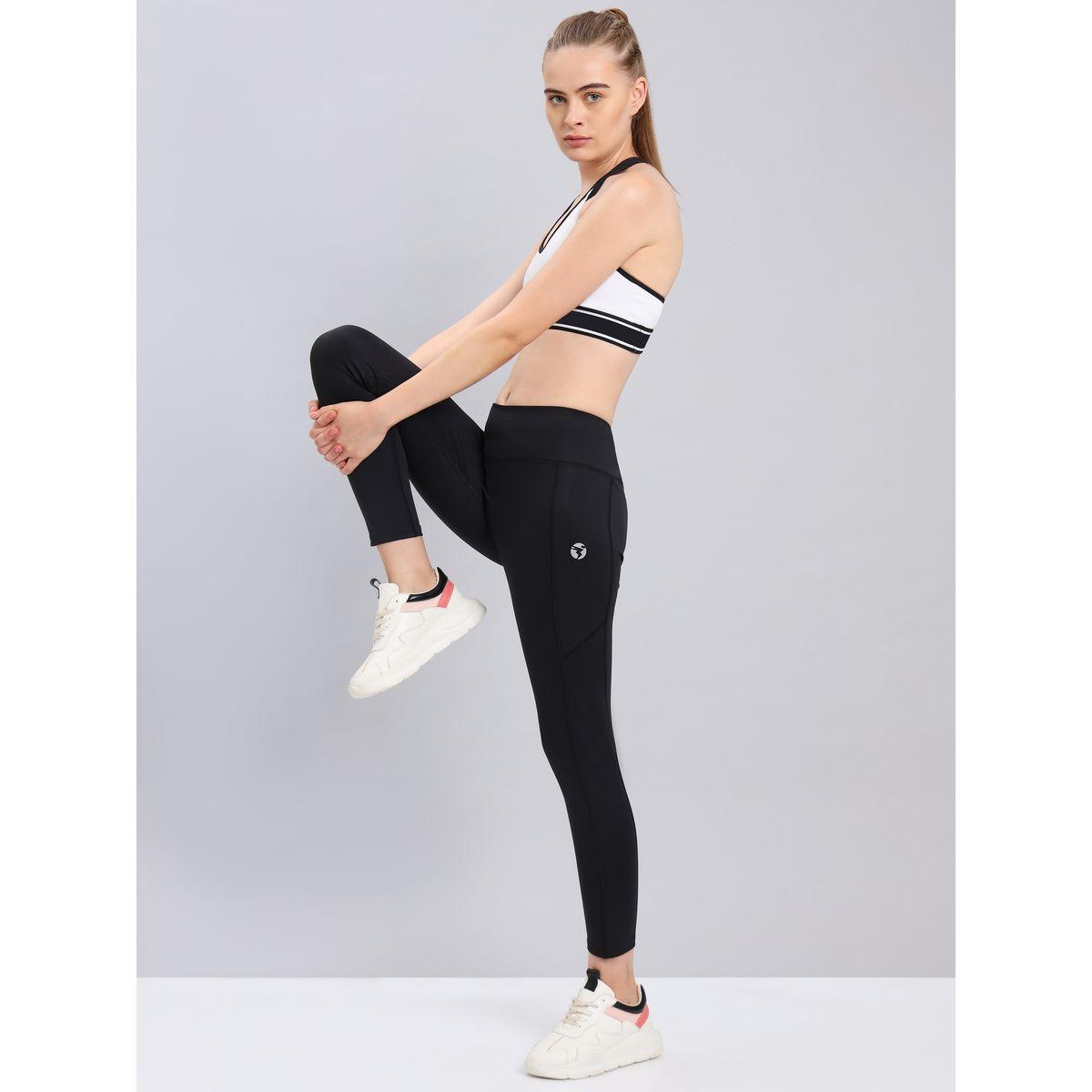 ليقنز رياضي بنسيج ليكرا مع جيوب تكنوسبورت × ستايلي-women-clothing-sportswearandactivewear-bottoms-image-1
