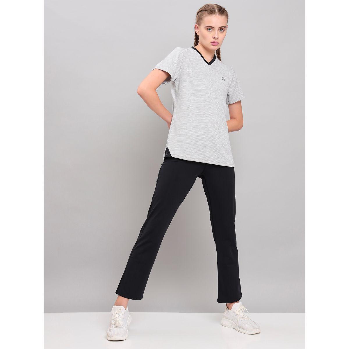 تيشيرت رياضي بنسيج الميلانج تكنوسبورت × ستايلي-women-clothing-sportswearandactivewear-tshirtsandvests-image-5