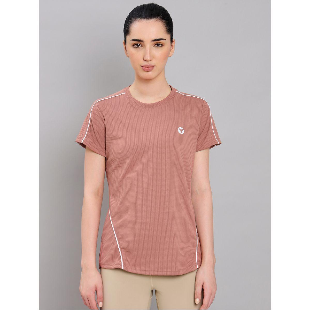 Technosport X Styli Contrast Piping Detail Longline Active T-Shirt-women-clothing-sportswearandactivewear-tshirtsandvests-image-1
