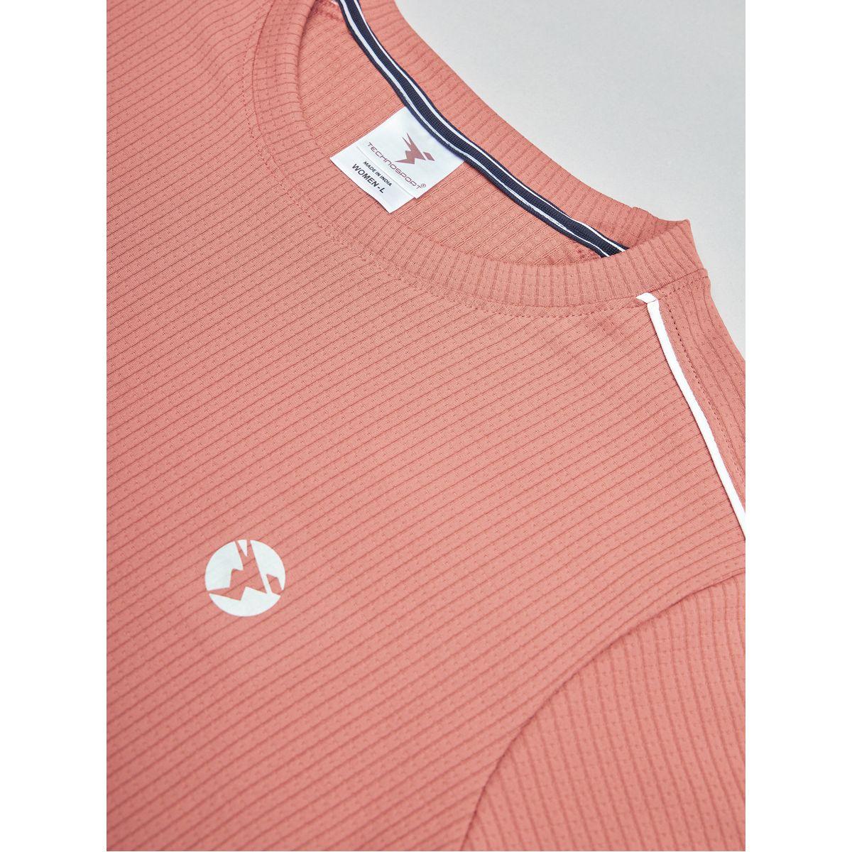 تيشيرت رياضي بتداخلات محزوزة تكنوسبورت × ستايلي-sports-women-clothing-tshirtsandvests-image-8