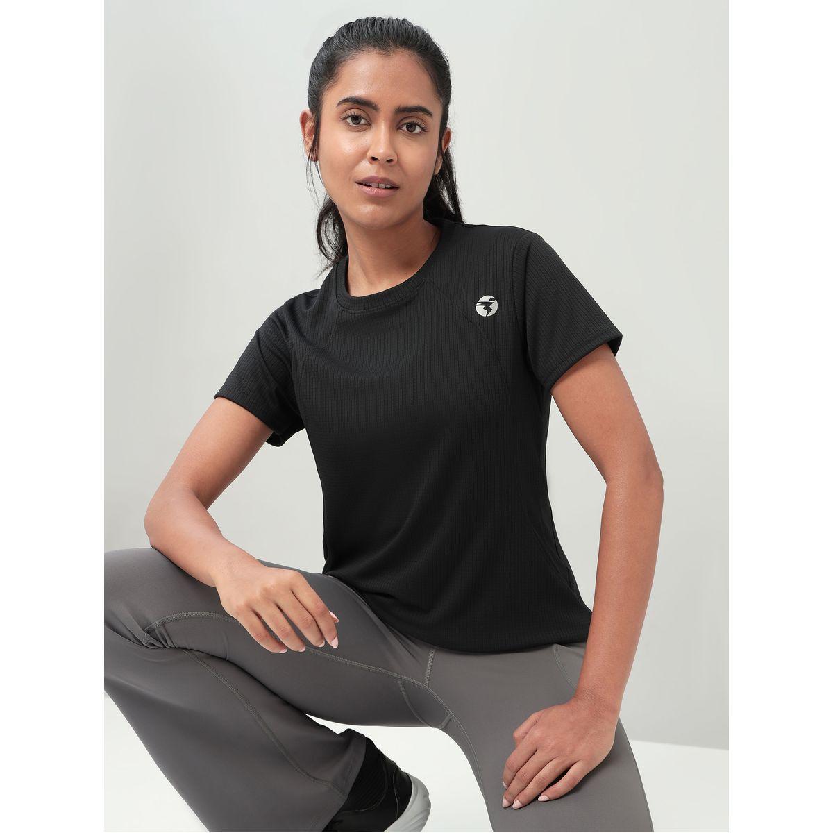 بلوزة رياضية مزينة بشعار الماركة تكنوسبورت × ستايلي-women-clothing-sportswearandactivewear-tshirtsandvests-image-1