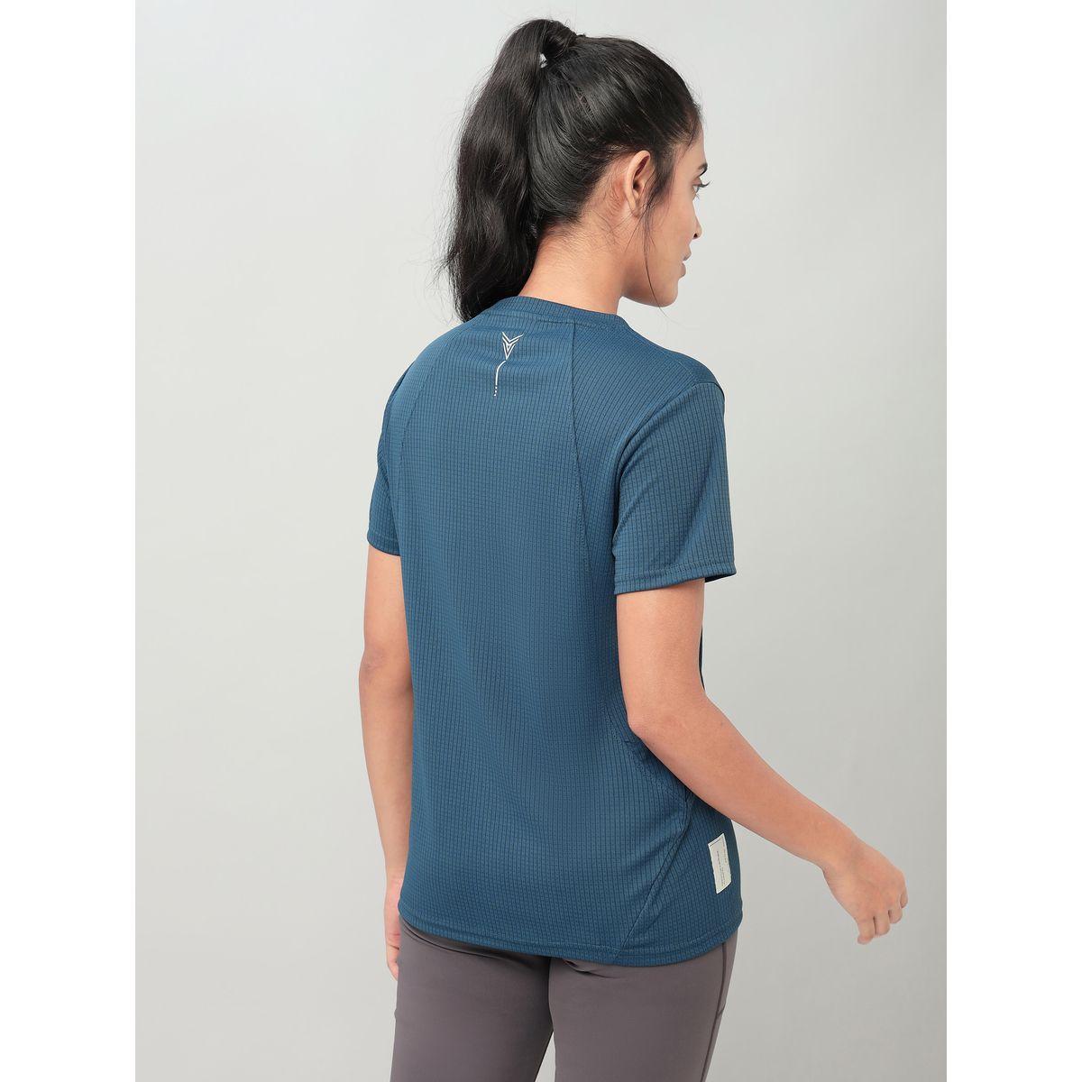 Technosport X Styli 2-Way Stretch Logo Detail Active Top-women-clothing-sportswearandactivewear-tshirtsandvests-image-2