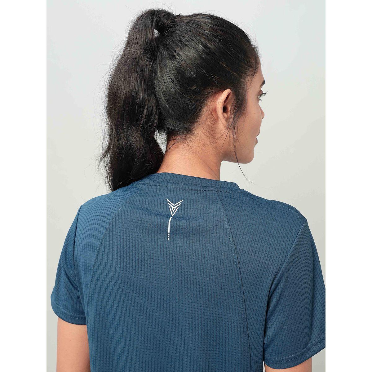 Technosport X Styli 2-Way Stretch Logo Detail Active Top-women-clothing-sportswearandactivewear-tshirtsandvests-image-6