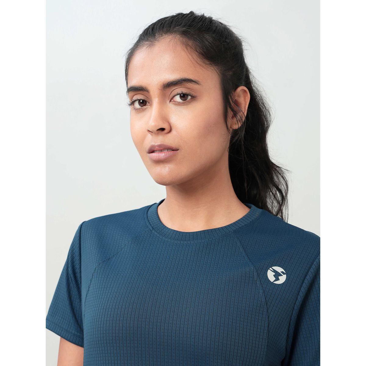 Technosport X Styli 2-Way Stretch Logo Detail Active Top-women-clothing-sportswearandactivewear-tshirtsandvests-image-7