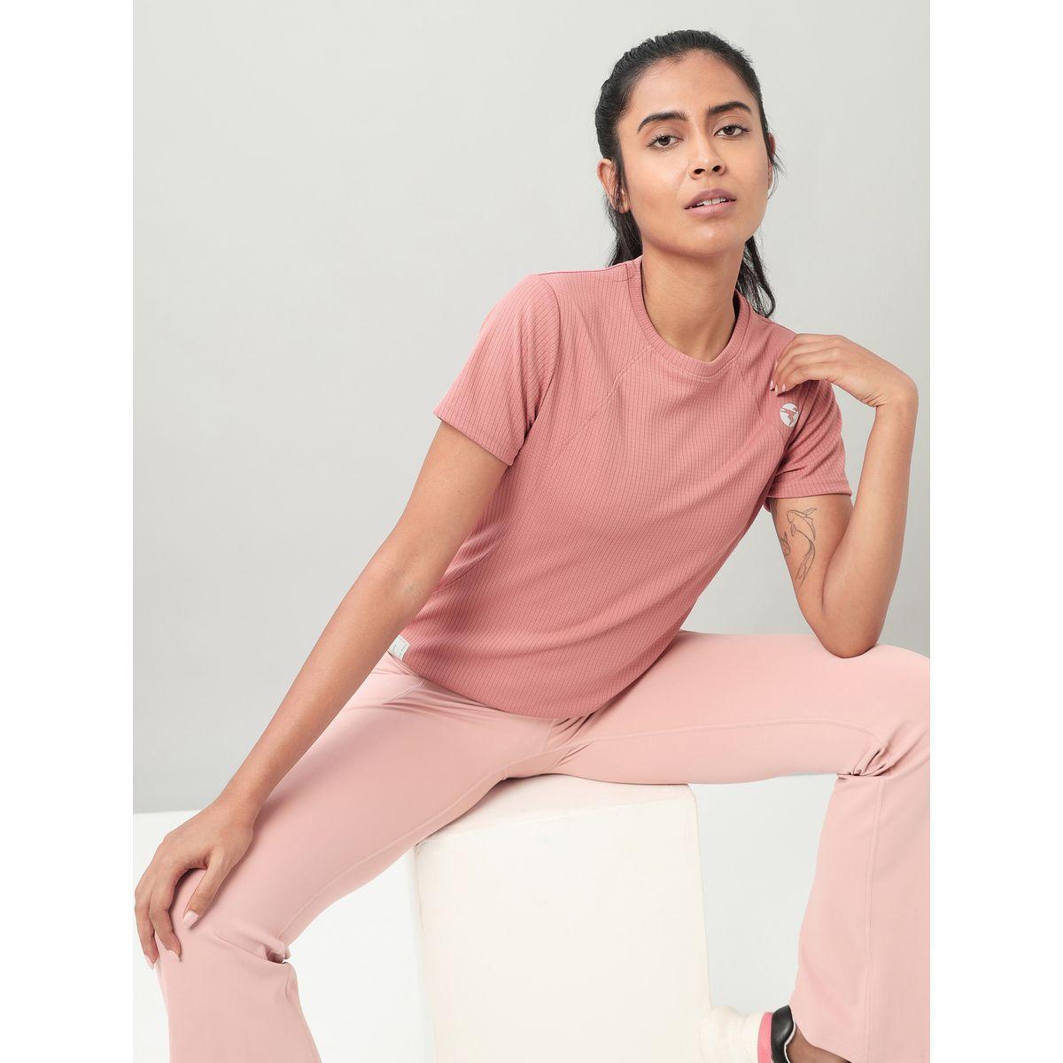 Technosport X Styli 2-Way Stretch Logo Detail Active Top-women-clothing-sportswearandactivewear-tshirtsandvests-image-4