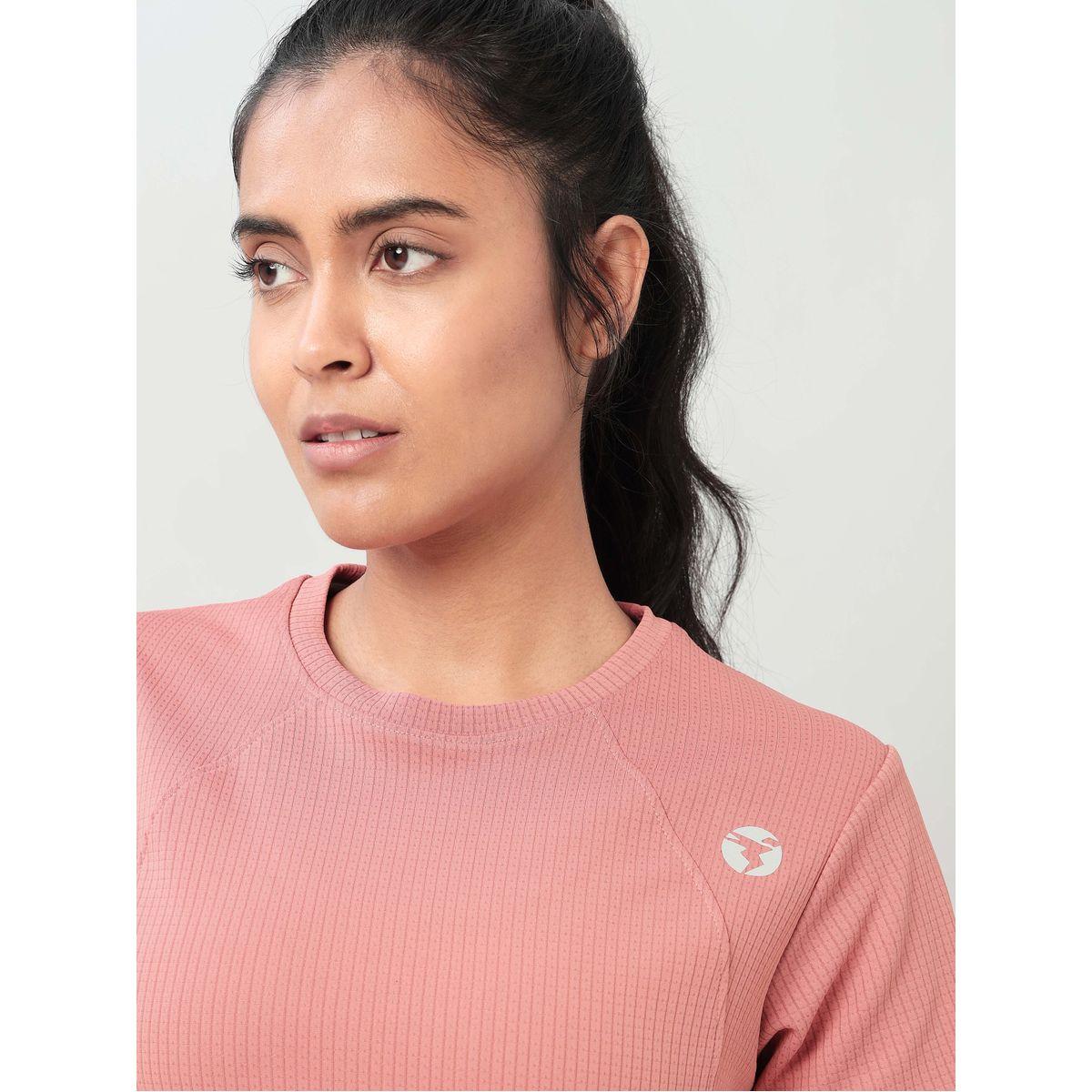 Technosport X Styli 2-Way Stretch Logo Detail Active Top-women-clothing-sportswearandactivewear-tshirtsandvests-image-7