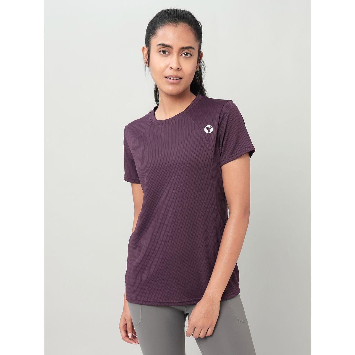 Technosport X Styli 2-Way Stretch Logo Detail Active Top-women-clothing-sportswearandactivewear-tshirtsandvests-image-1