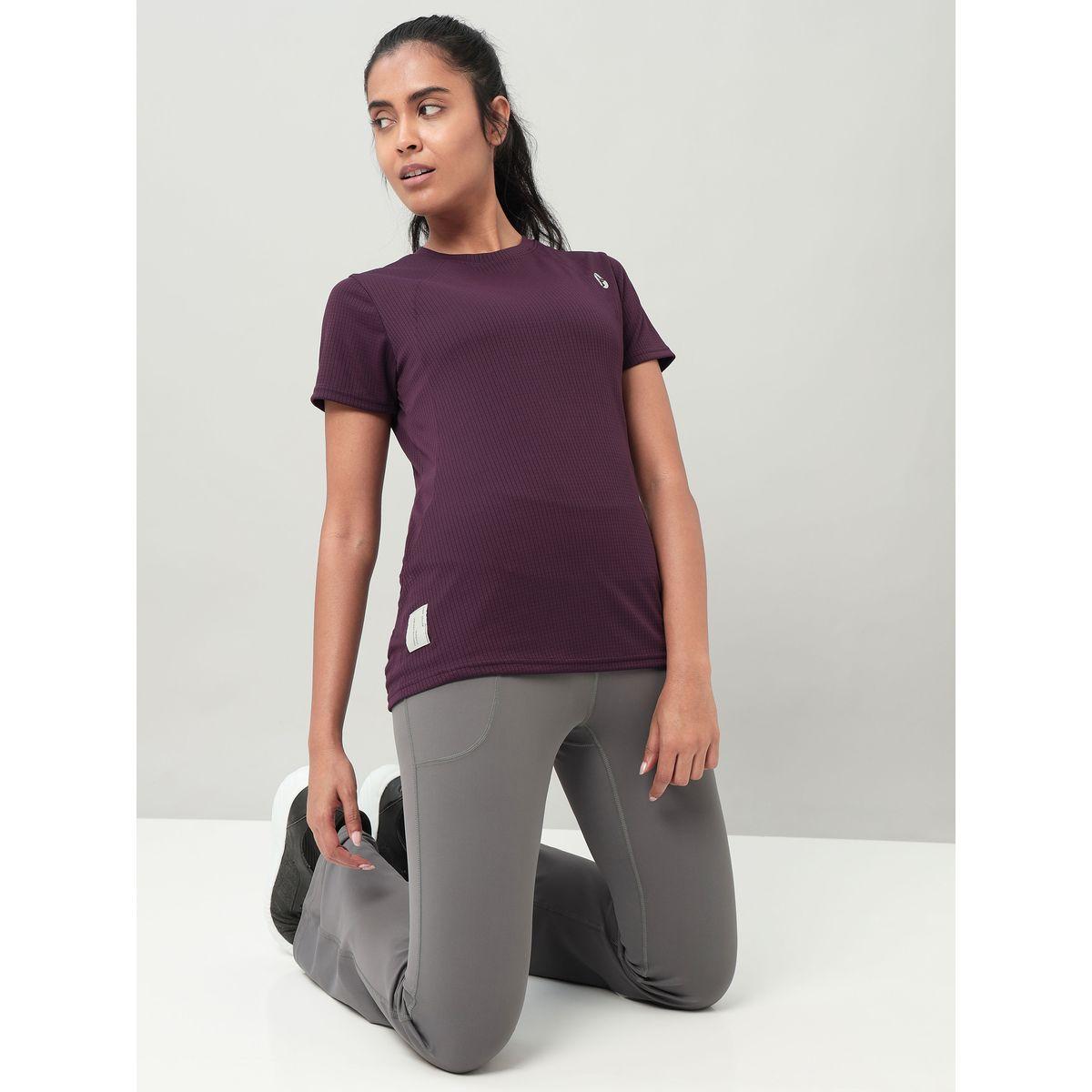 Technosport X Styli 2-Way Stretch Logo Detail Active Top-women-clothing-sportswearandactivewear-tshirtsandvests-image-4