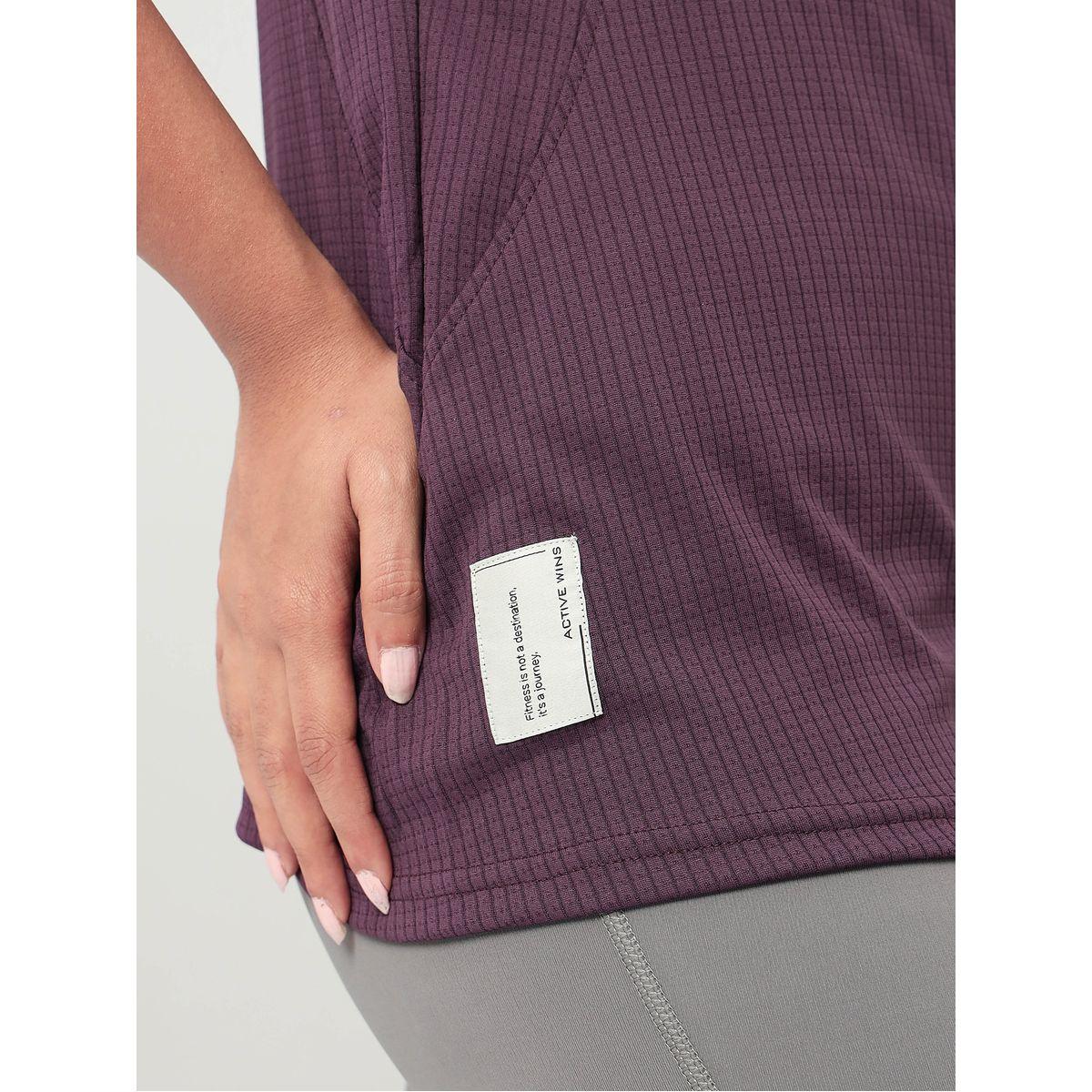 Technosport X Styli 2-Way Stretch Logo Detail Active Top-women-clothing-sportswearandactivewear-tshirtsandvests-image-7