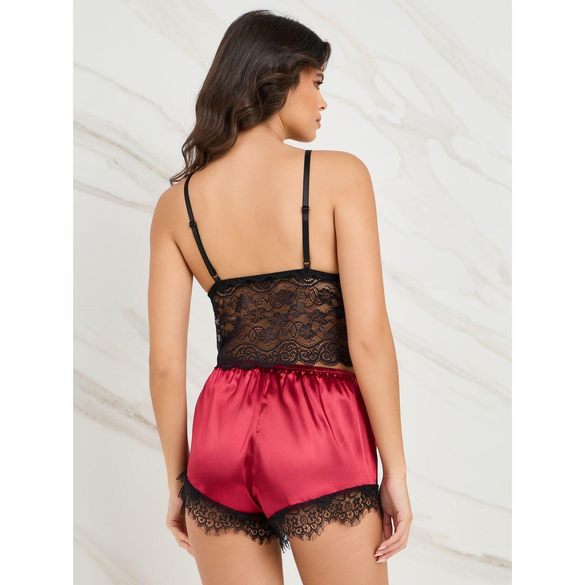 Styli Lace Bralette & Satin Shorts Set-women-clothing-lingerie-lingeriesets-image-6
