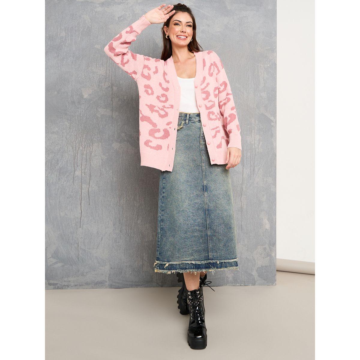 كارديجان مطبع بطبعة فهد-women-winterwear-cardigansandjumpers-cardigans-image-2