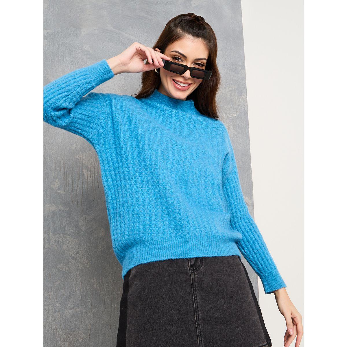 Styli Solid High Neck Knit Sweater-women-clothing-cardigansandjumpers-jumpers-image-1
