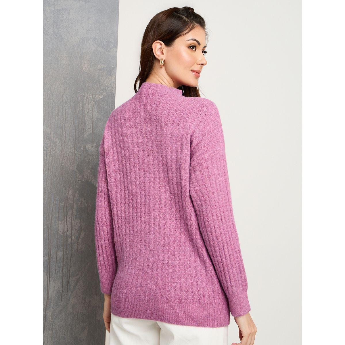 سويتر محبوك بياقة عالية-women-clothing-cardigansandjumpers-jumpers-image-1