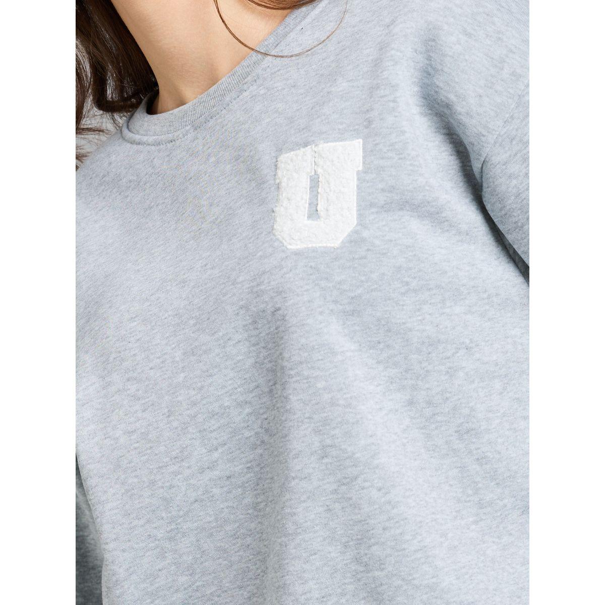 Styli Fleece Patch Detail Sweatshirt & Jogger Co-Ords-women-clothing-coordsets-image-3