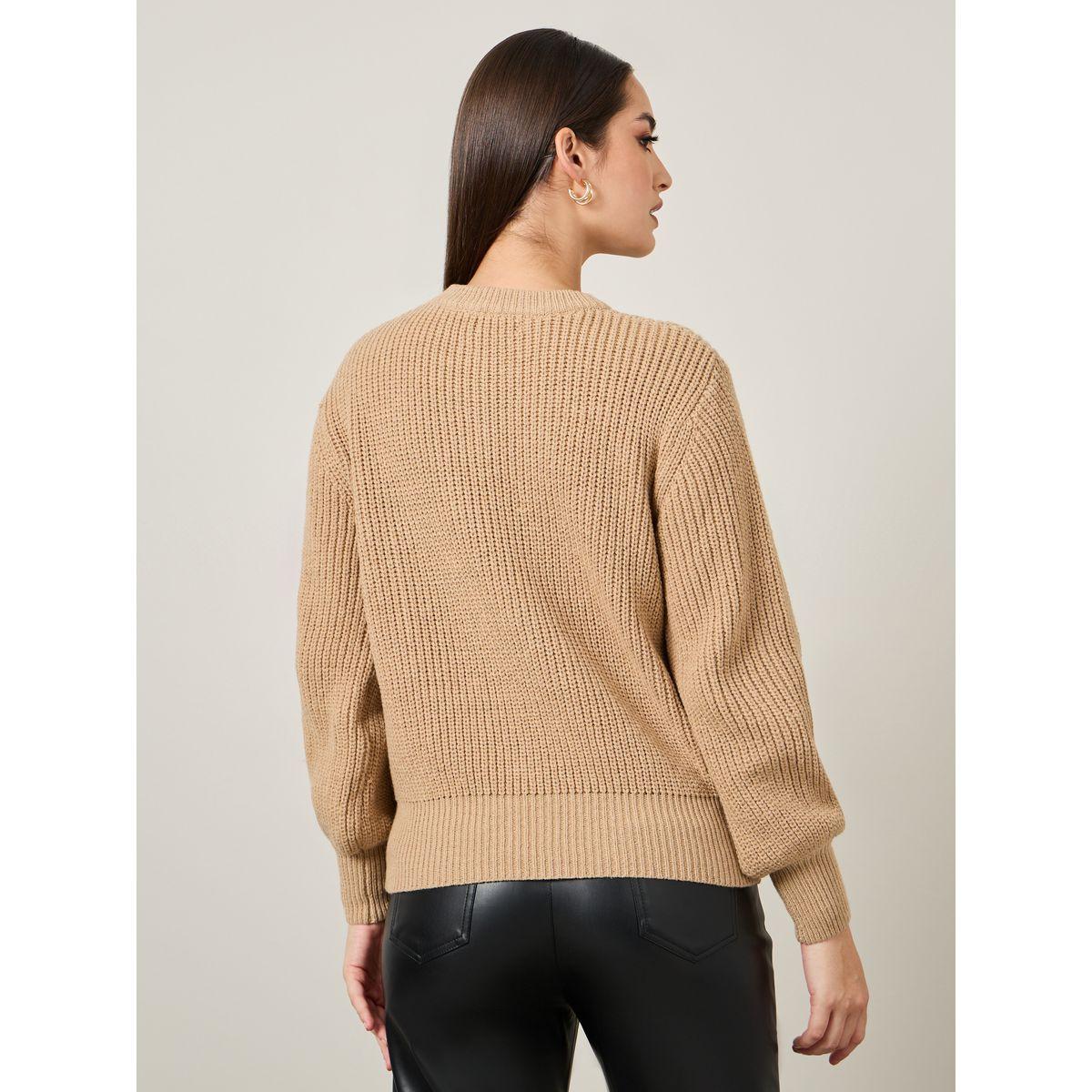 Styli Regular Fit Chunky Knit Sweater-women-clothing-cardigansandjumpers-jumpers-image-4