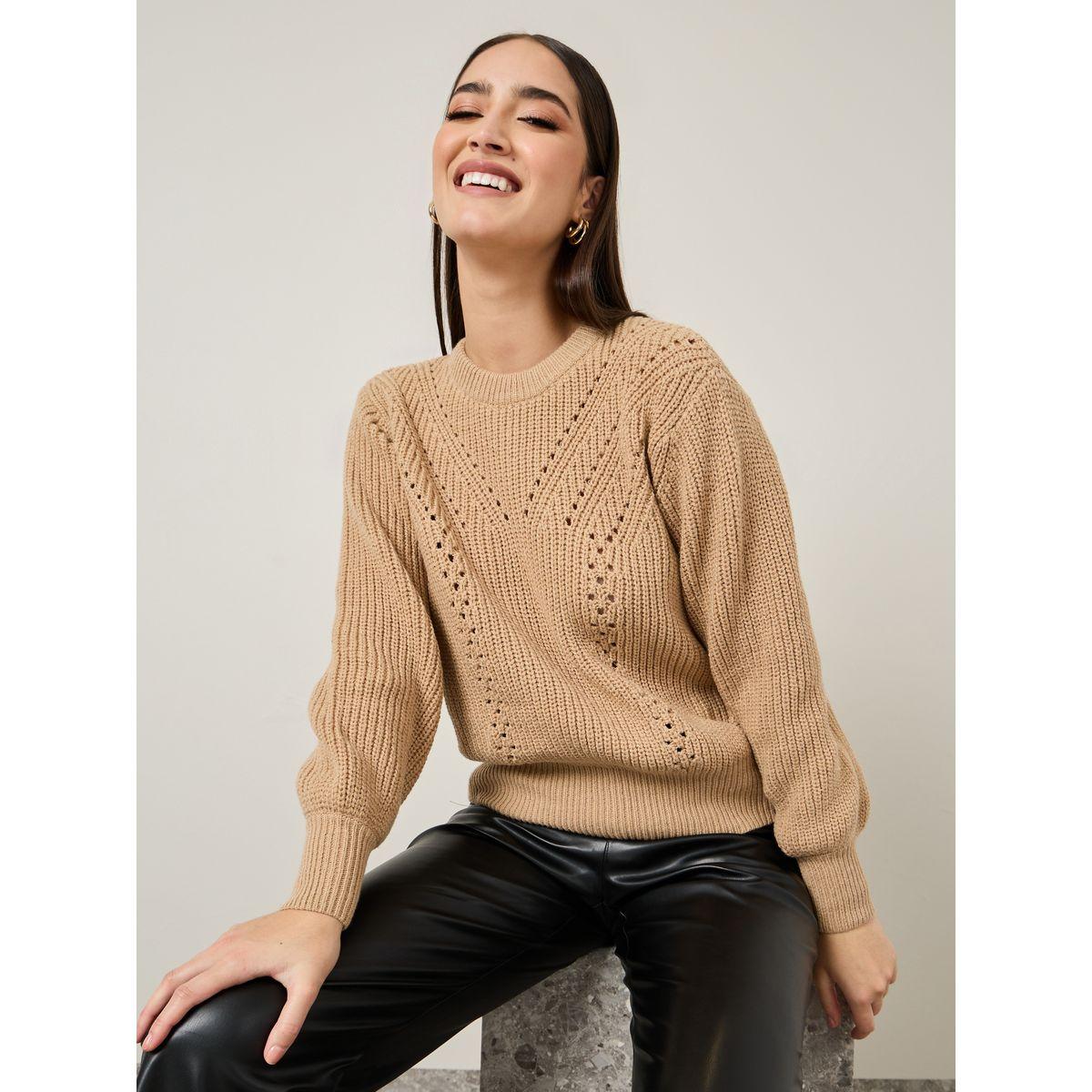 Styli Regular Fit Chunky Knit Sweater-women-clothing-cardigansandjumpers-jumpers-image-5