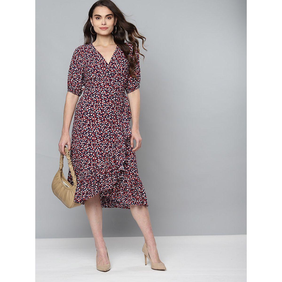 Femella X Styli All Over Print Wrap Midi Dress-women-clothing-dresses-image-4